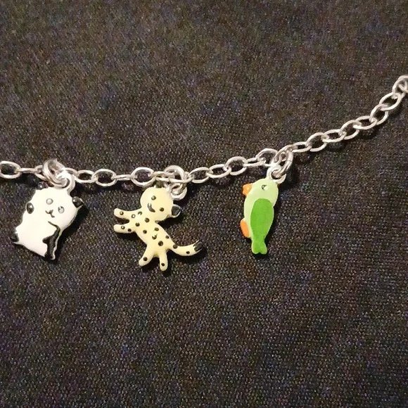 Sterling Silver Pet Charm Bracelet - Picture 4 of 5
